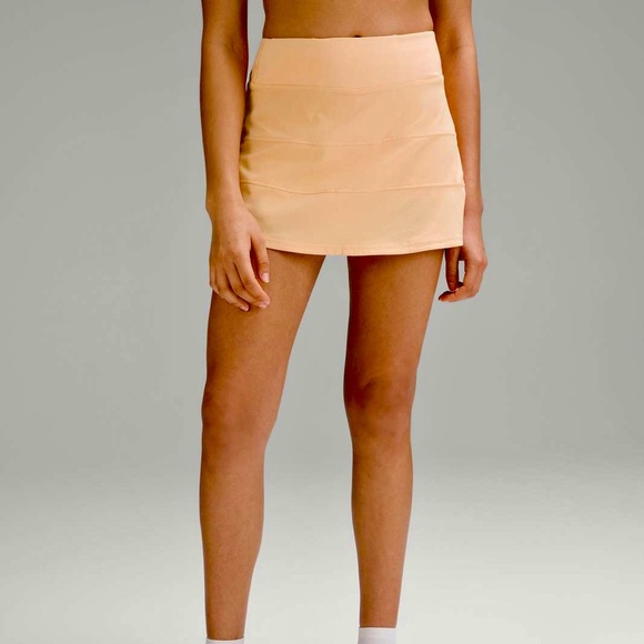 NWT♥️LULULEMON PACE RIVAL SUMMER GLOW SKIRT sz 2 LONG SUN-KISSED ORANGE SKORT - Picture 6 of 8